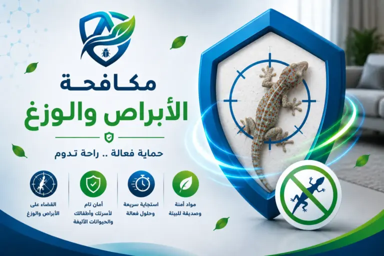 مكافحة الأبراص والوزغ